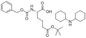 Z-L-Α-アミノアジピン酸-Δ-T-ブチルエステル・DCHA 化学構造式