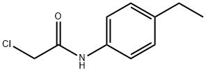 2-氯-N-(4-乙基苯基)乙酰胺,20172-36-5,结构式
