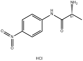 H-D-ALA-PNA・HCL 化学構造式