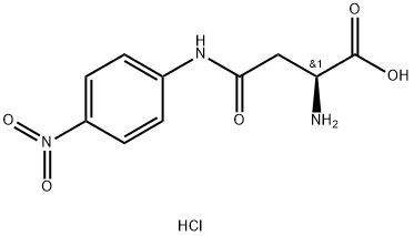 H-ASP(PNA)-OH · HCL 化学構造式