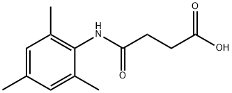 4-(メシチルアミノ)-4-オキソブタン酸 化学構造式