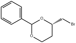(4S)-4-甲基溴-2-苯-1,3-二氧六环 结构式