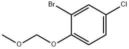 2-BROMO-4-CHLORO-1-(METHOXYMETHOXY)BENZENE Struktur