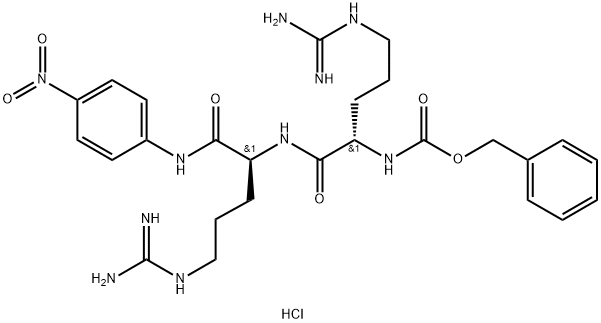 Z-ARG-ARG-PNA二塩酸塩 化学構造式