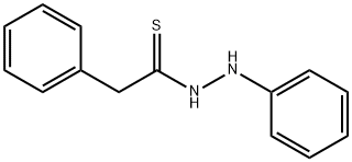 (Phenyl)thioacetic acid 2-phenyl hydrazide Struktur