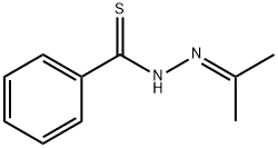 チオ安息香酸N'-イソプロピリデンヒドラジド 化学構造式