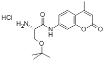 H-SER(TBU)-AMC HCL Structure