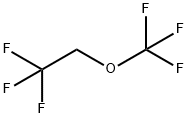 1-(トリフルオロメトキシ)-2,2,2-トリフルオロエタン 化学構造式