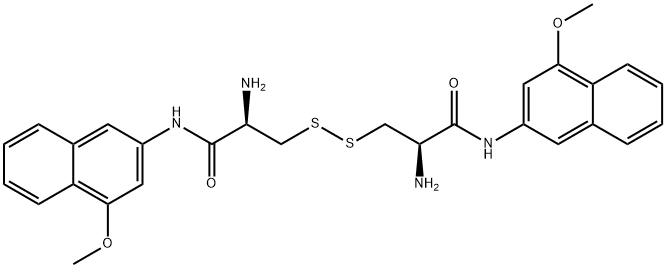 (H-Cys-4MbetaNA)2, (Disulfide bond) 结构式