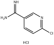 6-クロロニコチンアミジン塩酸塩 化学構造式
