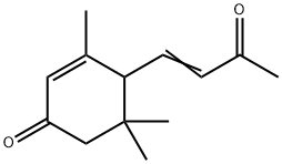 3,5,5-Trimethyl-4-(3-oxo-1-butenyl)-2-cyclohexen-1-one 结构式
