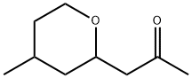 1-(四氢-4-甲基-2H-吡喃-2-基)-2-丙酮 结构式