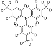 トリ-P-トリルアミン-D21 化学構造式