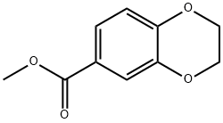 2,3-dihydro-1,4-benzodioxine -6-carboxylic acid methyl ester Struktur