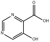 5-羟基嘧啶-4-羧酸, 201991-89-1, 结构式