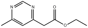 Ethyl 6-methylpyrimidine-4-acetate,201992-85-0,结构式