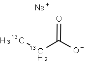 SODIUM PROPIONATE-2,3-13C2, 99 ATOM % 13 C Structure