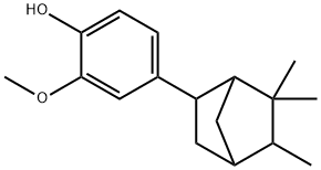 2-methoxy-4-(5,6,6-trimethylbicyclo[2.2.1]hept-2-yl)phenol 结构式