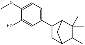 2-methoxy-5-(5,6,6-trimethyl-2-norbornyl)phenol 结构式