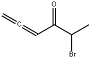 2-Bromo-4,5-hexadien-3-one,20207-58-3,结构式