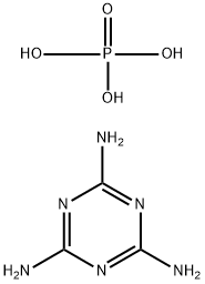 Melamine polyphosphate Struktur