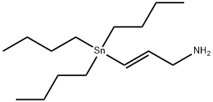E-3-(TRIBUTYLSTANNYL)-2-PROPEN-1-AMINE, 202115-92-2, 结构式
