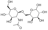 6-O-(2-ACETAMIDO-2-DEOXY-B-D-GLUCO-PYRAN OSYL)-D- Structure