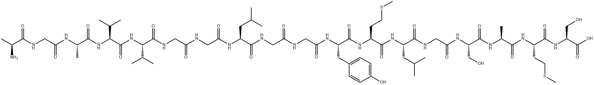 朊蛋白 (118-135) (huMan), 202121-03-7, 结构式