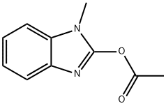 1H-Benzimidazol-2-ol,1-methyl-,acetate(ester)(9CI) 结构式