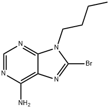 8-BROMO-9-BUTYL-9H-PURIN-6-YLAMINE Structure