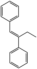 (E)-1,2-Diphenyl-1-butene Structure