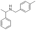 N-(4-methylbenzyl)-N-(1-phenylethyl)amine Structure
