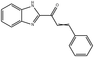 2-Cinnamoylbenzimidazole 结构式