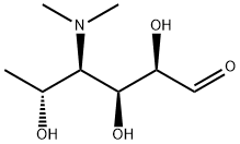 4-(Dimethylamino)-4,6-dideoxy-D-glucose,20225-11-0,结构式
