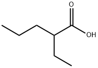 2-ETHYLPENTANOIC ACID Structure