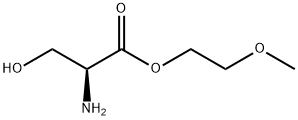 L-Serine, 2-methoxyethyl ester (9CI) Structure