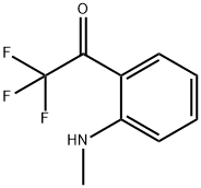 2,2,2-三氟-1-(2-甲基氨基苯基)乙酮 结构式