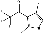 Ethanone, 1-(2,4-dimethyl-1H-pyrrol-3-yl)-2,2,2-trifluoro- (9CI) 结构式