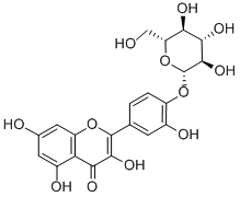 20229-56-5 2-[4-(β-D-グルコピラノシルオキシ)-3-ヒドロキシフェニル]-3,5,7-トリヒドロキシ-4H-1-ベンゾピラン-4-オン