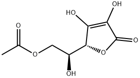 6-O-acetylascorbic acid 化学構造式