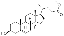 5-胆烯-24-酸-3Β-醇甲酯 结构式