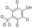 P-クレゾール-D7 化学構造式