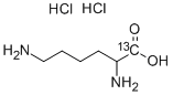 DL-LYSINE-1-13C DIHYDROCHLORIDE 结构式