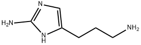 5-(3-氨基丙基)-1H-咪唑-2-胺,202391-71-7,结构式