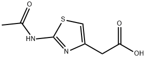 (2-Acetylamino-thiazol-4-yl)-acetic acid,202408-30-8,结构式
