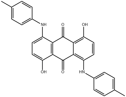 1,5-dihydroxy-4,8-bis[(4-methylphenyl)amino]anthraquinone  Structure