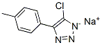 1H-Benzotriazole, C-chloro-C-methyl-, sodium salt Structure