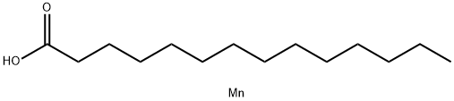 ビスミリスチン酸マンガン(II) 化学構造式