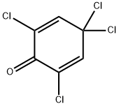 2,4,4,6-Tetrachloro-2,5-cyclohexadien-1-one Structure