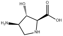 L-Proline, 4-amino-3-hydroxy-, (3S,4R)- (9CI) Structure
